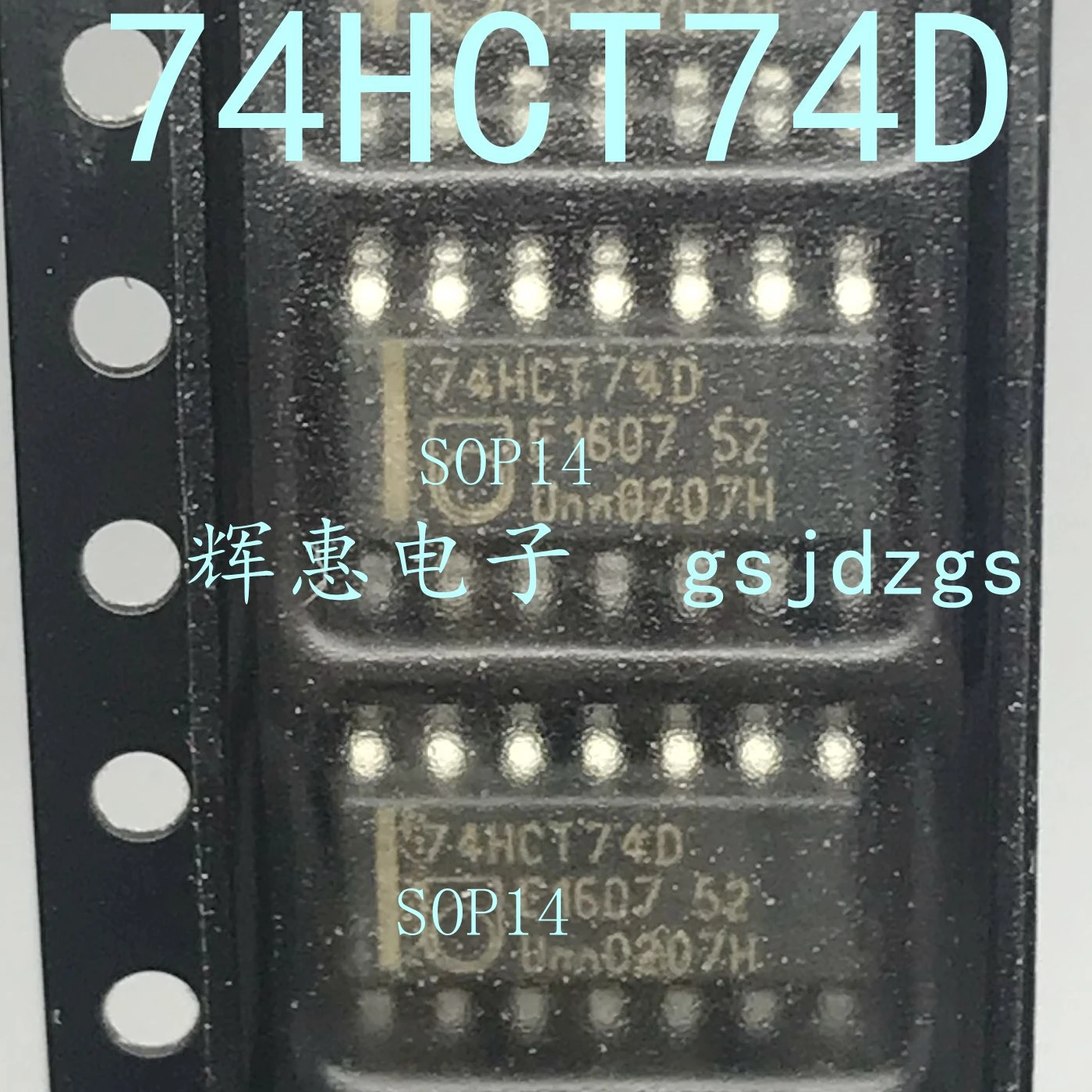 5pcs  74HCT74D   SO -14