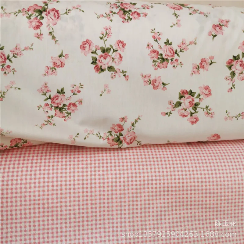 160x50cm 160x50cm Small Floral Heart Pattern Cotton Printed Fabric for Pajamas, Bed Curtains, Sheets, and Duvet Covers Sewing Cloth - Aliexpress Deal