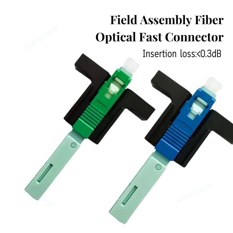 Imagem -05 - Conector Rápido de Fibra Óptica Ftth sc Upc Incorporado Alta Qualidade sc Apc