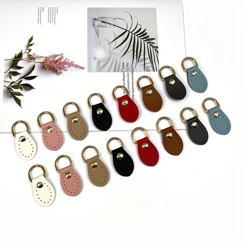 5 Pair Multi-color DIY Luggage Accessories Leather Hand-stitched Buckle Pair Strap Accessories Buckle