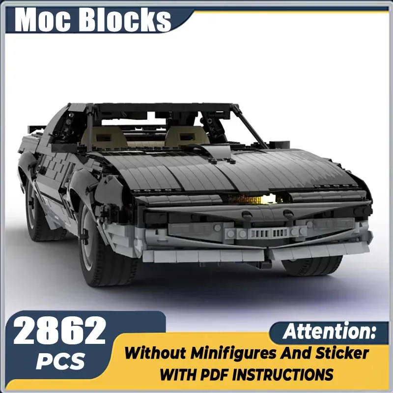 

Knight Rider KITT Speed Champion Movie Модель автомобиля Moc Строительные кирпичи Технология Модульные блоки DIY Набор в сборе Рождественский подарок