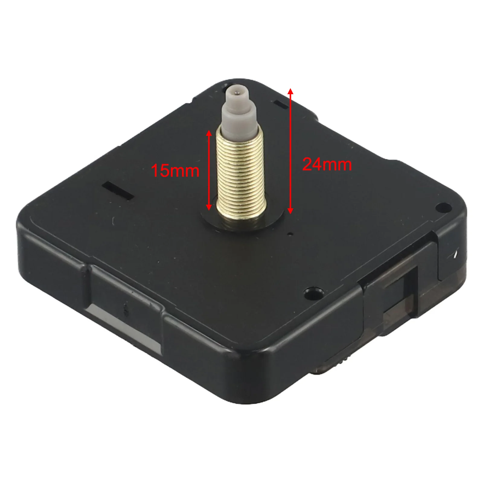 Black DIY Watch Accessories 24mm Shaft Length 56*56*16mm Size AA Battery Required Easy Installation Low Power Consumption
