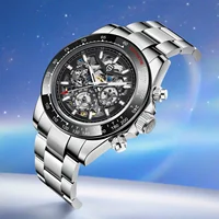 Pagani Design 2025, nueva moda, reloj mecánico automático para hombre, zafiro de lujo, acero inoxidable, resistente al agua, deportivo, 10Bar, reloj ho