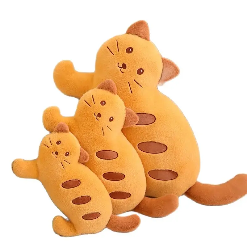 

New Bread Plush Cat Pillow Butter Bread Cute Toy Photography Props Decorative Pillow Doll