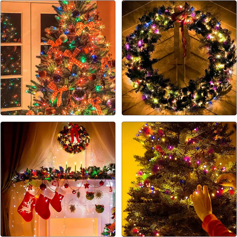 5 Stks/partij 4M 40LED Aa Battery Operated Fairy String Leds Light Christmas Xmas Wedding Party Tree Decor-9 kleuren Beschikbaar