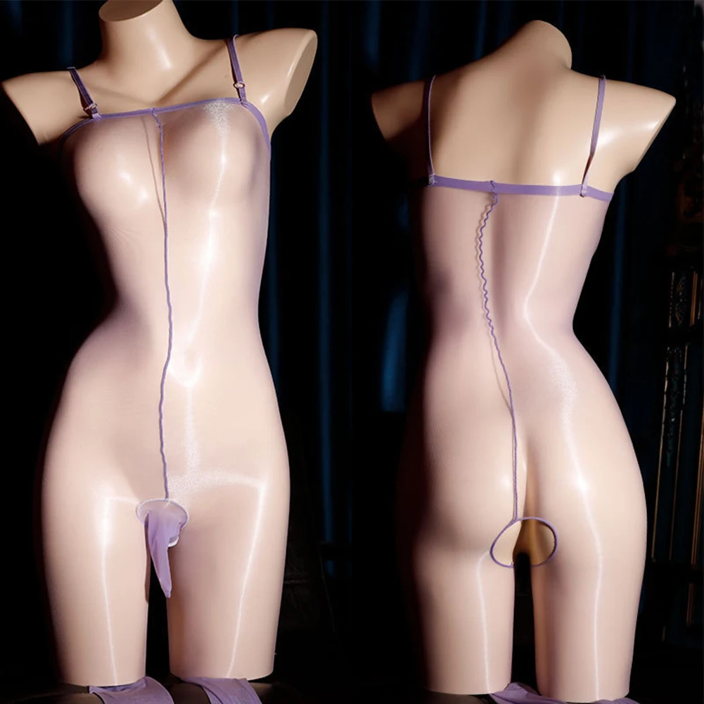 

1pc Open Crotch Men Tights Lingerie Pantyhose Sexy Elastic Bodystocking See Through Ultrathin Nightclub Bodysuit