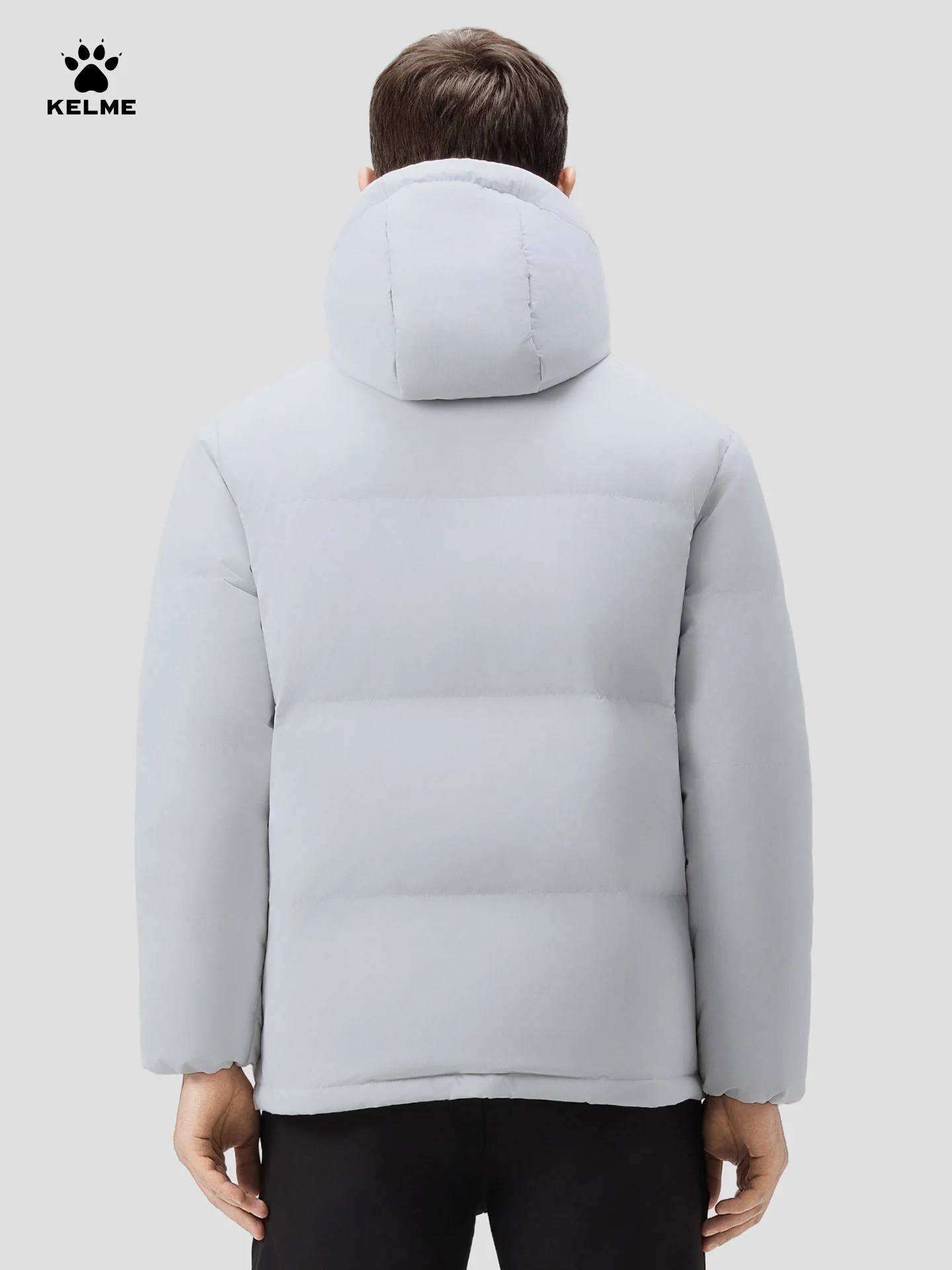 Kelme Men's Outdoor Down Jacket With Graphene Hooded Windbreaker Duck Down Insulated Fashionable Puffer Jacket 5