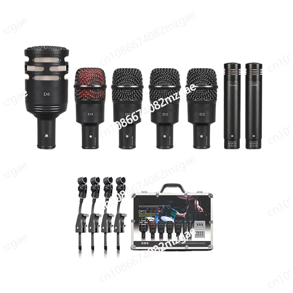 Professional Drum Microphone Kit Musical Instrument 7 Pcs Mic for Drum Set Professional