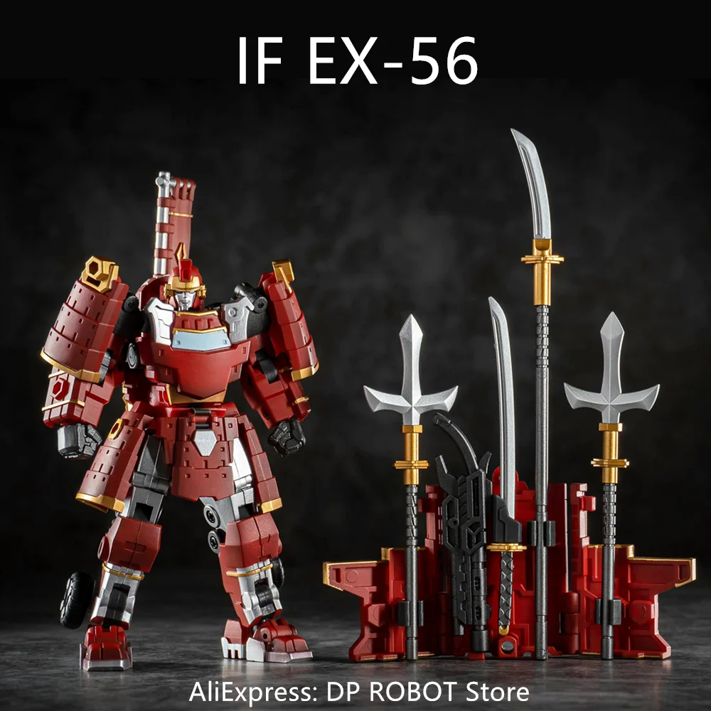 【IN STOCK】Transformation Iron Factory IF EX-56 EX56 Tetsybe Mini Samurai Action Figure With Box