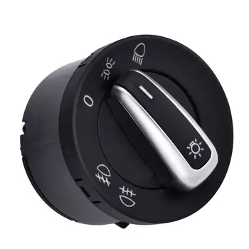 5K3959857 5ND941431A 5ND959565A 適用於大眾 EOS 高爾夫 MK5 6 GTI 帕薩特 B6 鍍鉻大燈車窗後視鏡開關按鈕 8 最佳銷售 mk5 高爾夫內飾 - №3