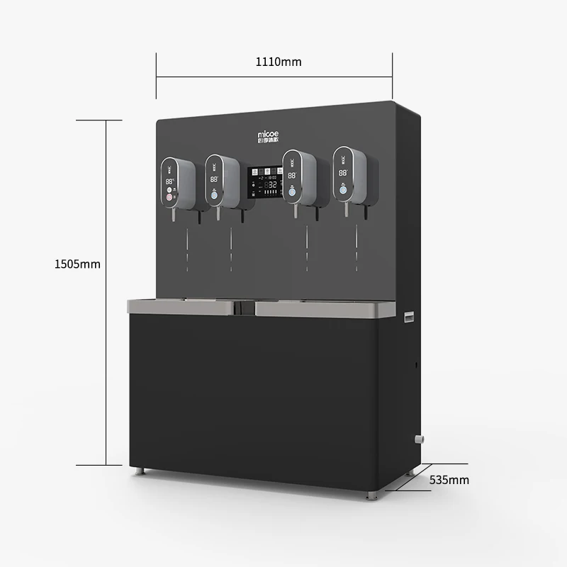 

400G drinking water dispenser platform independent commercial dual cold water dual heat water purifier