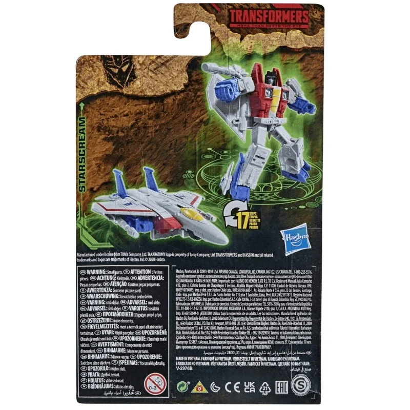 Em estoque takara tomy transformadores série g reino WFC-K12 starscream robô anime modelo de ação brinquedos presente