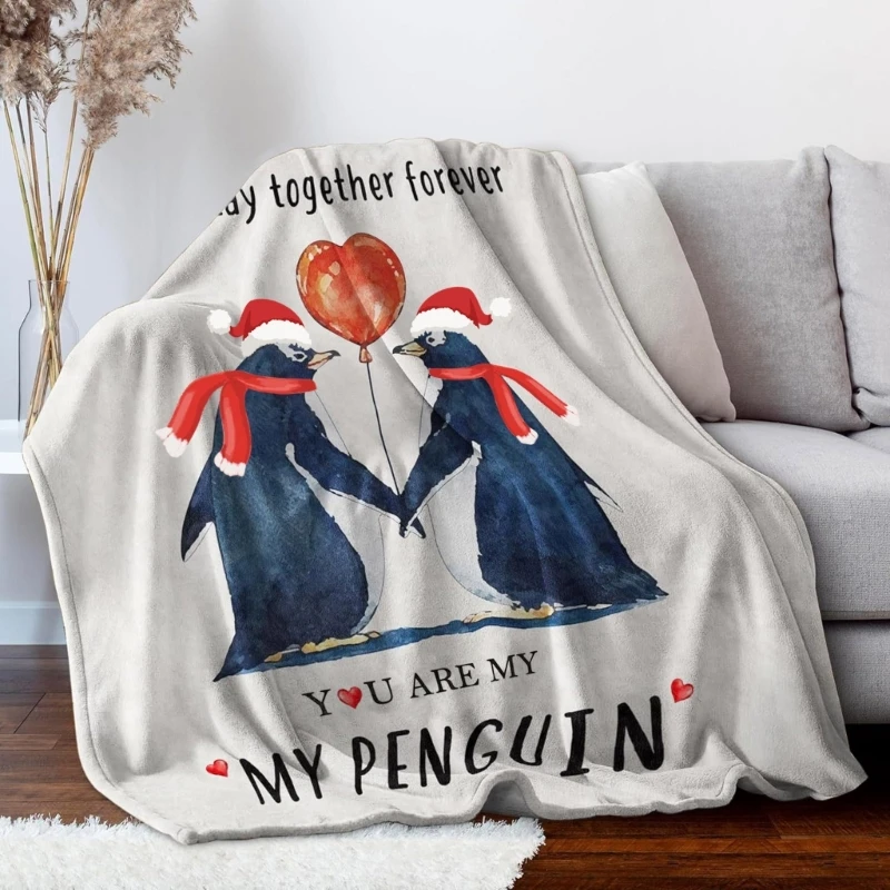 Lovely Cartoon Blanket, Soft and Warm Sofa Blanket Perfectly Birthday or Holiday Gift  Present for Family