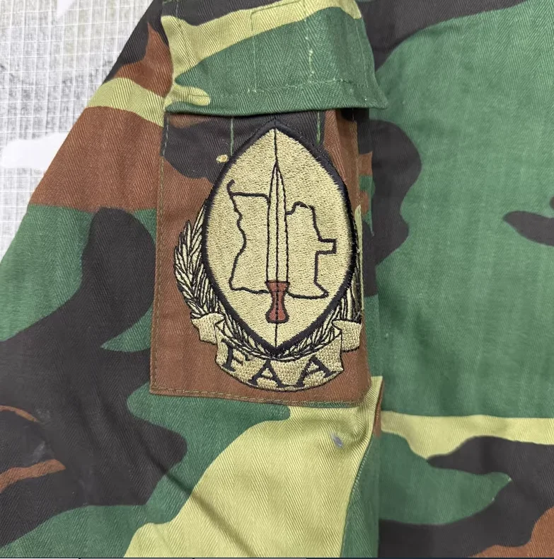Angolan Jungle Camouflage Uniform Man Include Jacket Pants