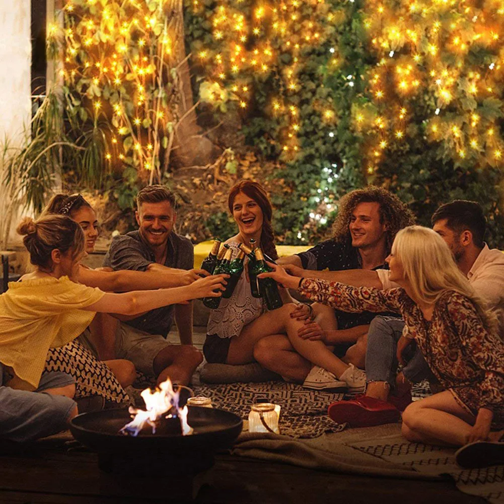 

Рождественские светильники 5В, водонепроницаемые, 8 режимов, для декора спальни и гостиной