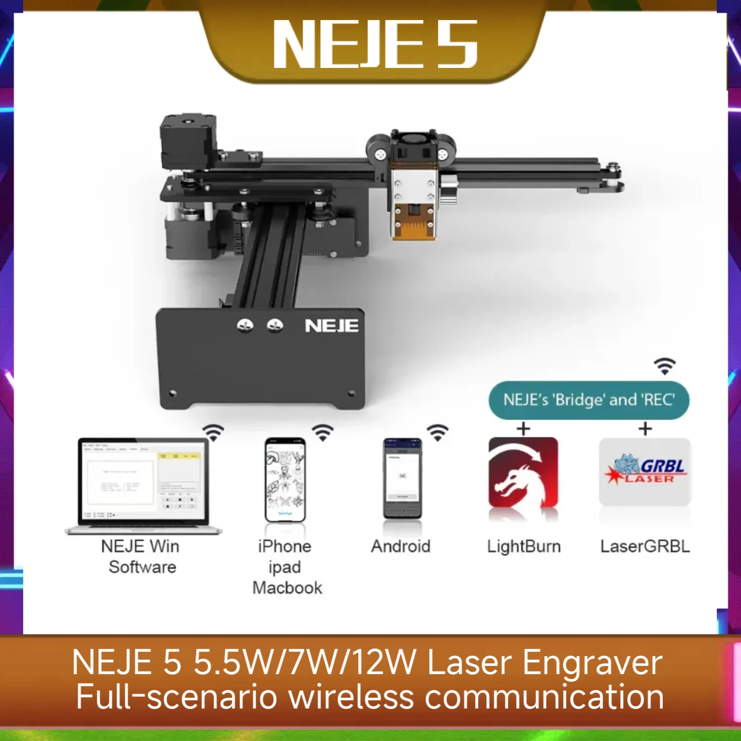 Neje 5 7W Cnc Laser… - image