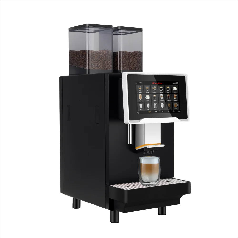 Dr.coffee F30 Plus-T Professional Bean To Cup Automatic Coffee Machine With Milk Pump Coffee For Business