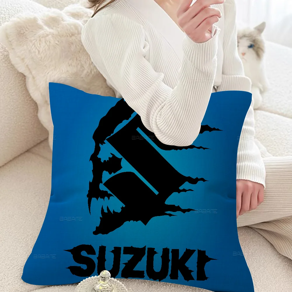 Suzuki Loge Cushion Cover Pillowcase Upholstery Sofa Throw Pillow Home Decor Pillowcas