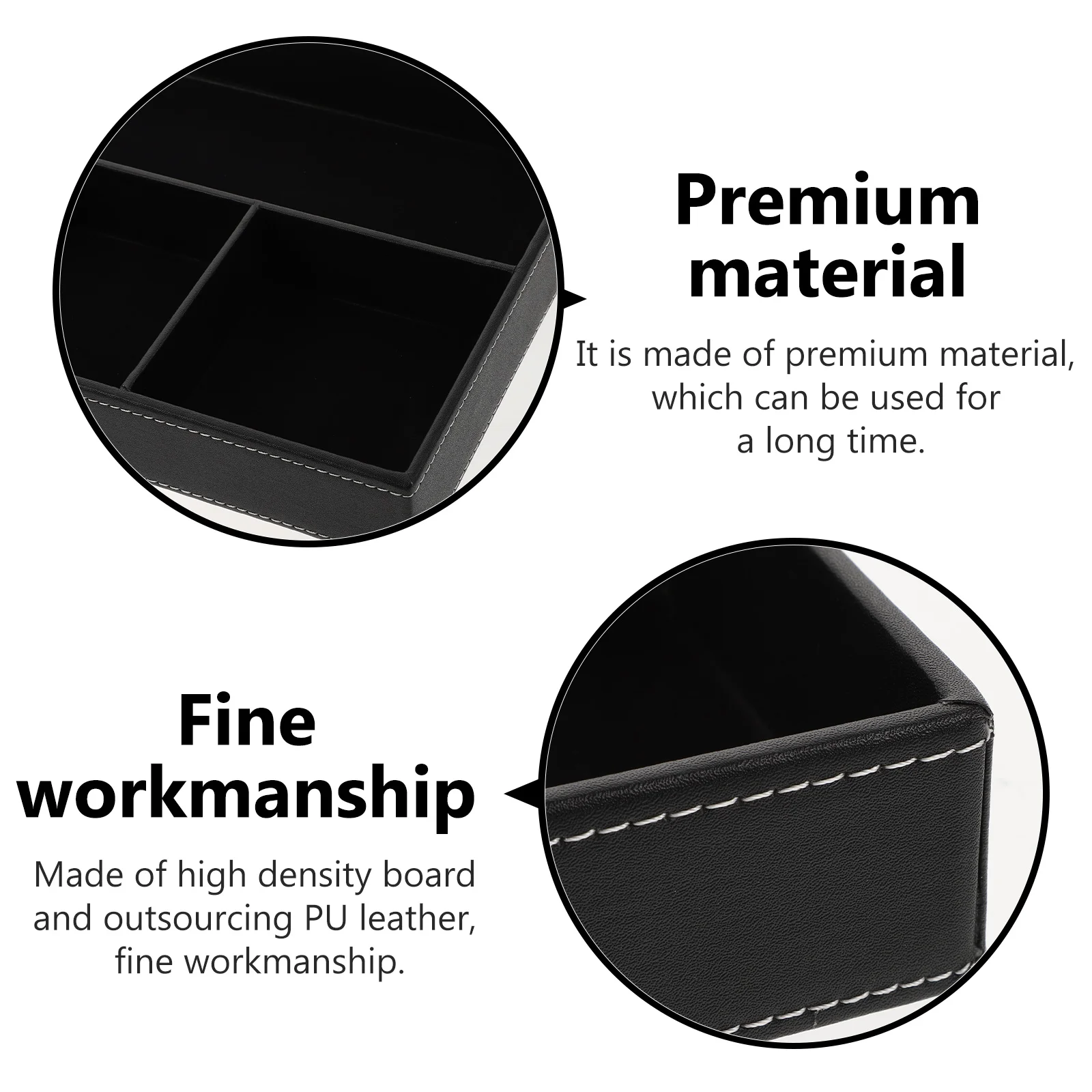 

1pc Jewelry Box Multi Compartments Storage Container Desktop Basket Cutlery Organizer Key Holder Sundries Storage Tool