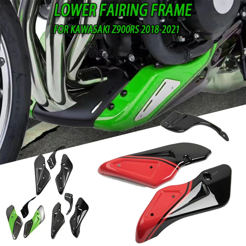 

For Kawasaki Z900RS SE Cafe ABS Belly Pan Motorcycle Accessories Engine Spoiler Lower Fairing Body Frame Panel Protector