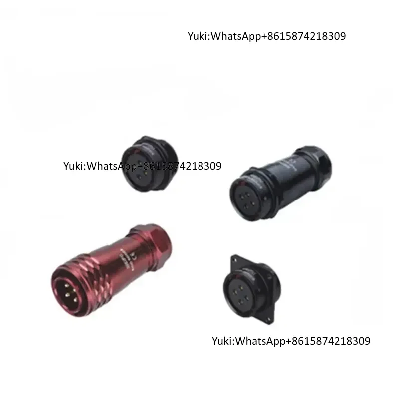 IP67 Waterproof Cable Industrial Circular Connector WEIPU SA20 5Pin Push Pull Aviation Metal Male Plug Gold-plated Copper