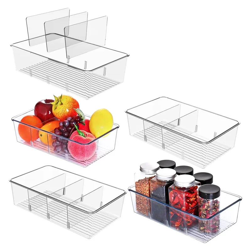 

Настоятельно рекомендуется. Набор из 6 контейнеров-органайзеров для хранения в холодильнике — прозрачный органайзер для закусок