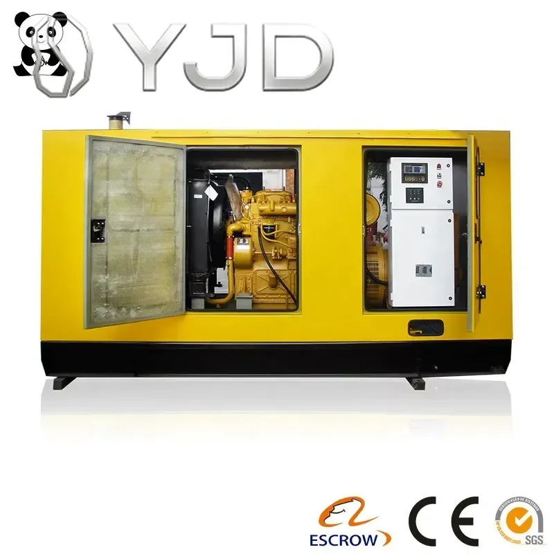 Standby Diesel Generator 300kW 375-400-500kVA Silent Type Auto Start with Trailer 50/60Hz
