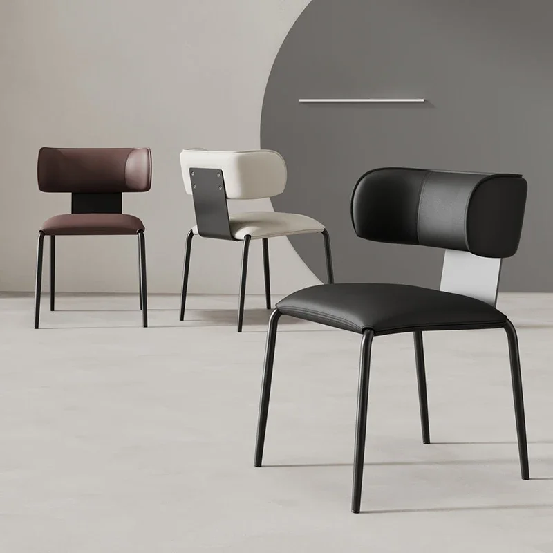 لهجة الكراسي تسريحات أثاث غرفة الطعام الحديثة الفاخرة الحد الأدنى الشمال كرسي غرفة نوم Cadeira الأثاث مكتب المطبخ #4