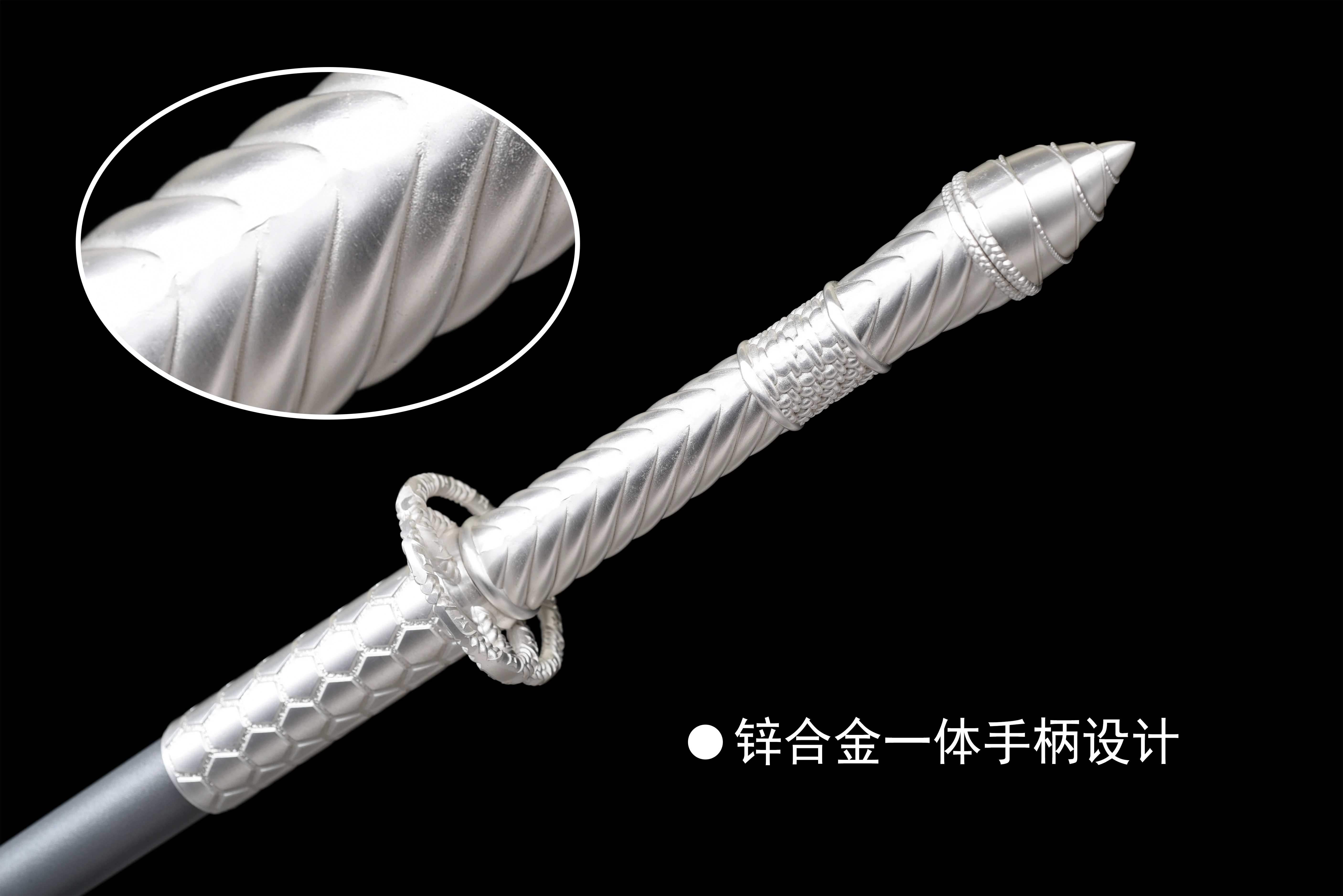 سيف موظفي القرون الوسطى 95 سم، سيف الساموراي الياباني، فولاذ زنبركي كاتانا، تحضير قتالي، أسلحة حادة، تدريب النينجا، مارشل