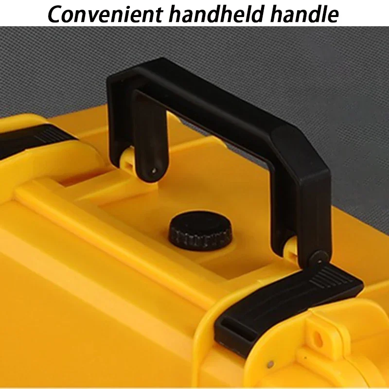 PP Tools Box Organizer Storage Hardware Tools Box Repair Tool Protective Watch Suitcase with Sponge Pre Cut Foam Carry Case