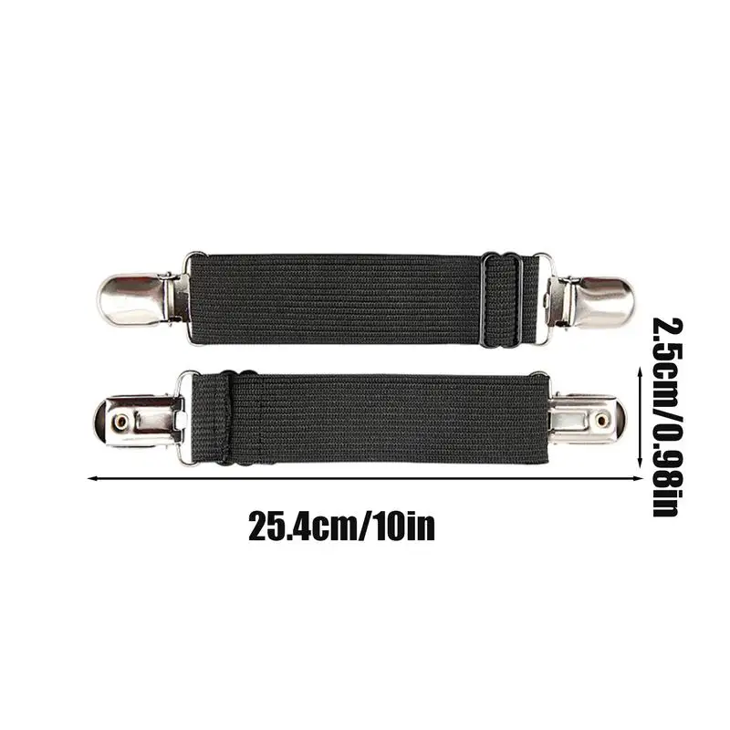 Hosenriemen für Motorrad, Biker, Jeans, verstellbare Haltegurte, Motorrad-Stiefelclips, 2er-Set, Stiefelriemen für Männer und Frauen