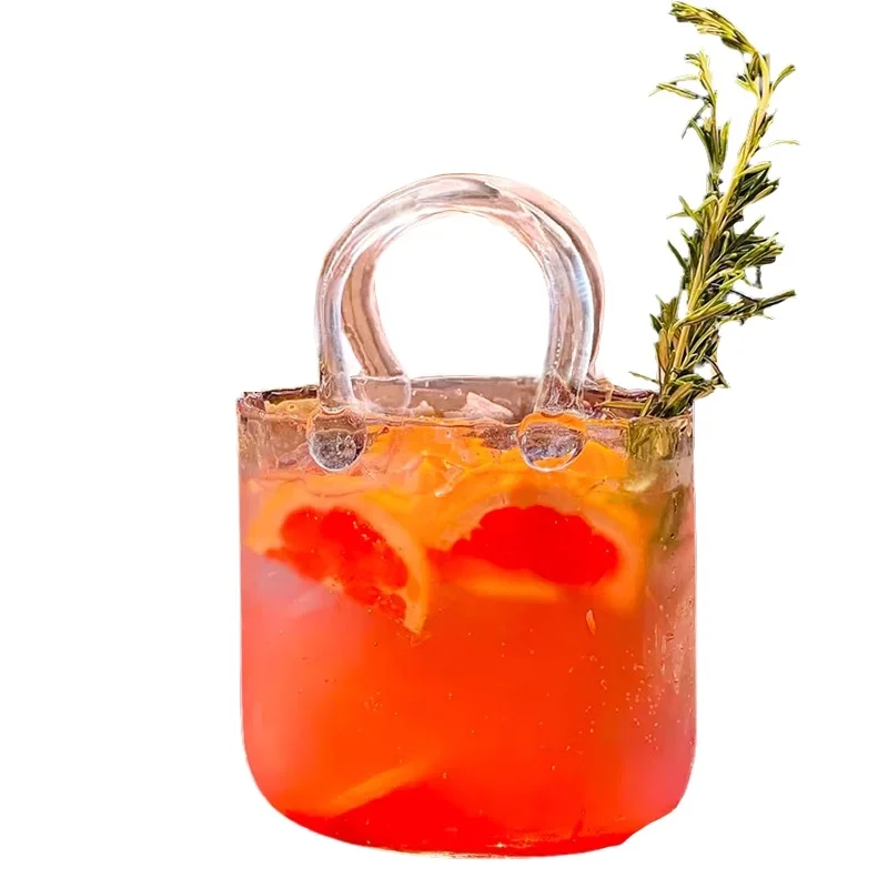 2300ml Handheld Glass Wrapped Slightly Drunk Fruit Wine Cup Cocktail Cup Bar Tool