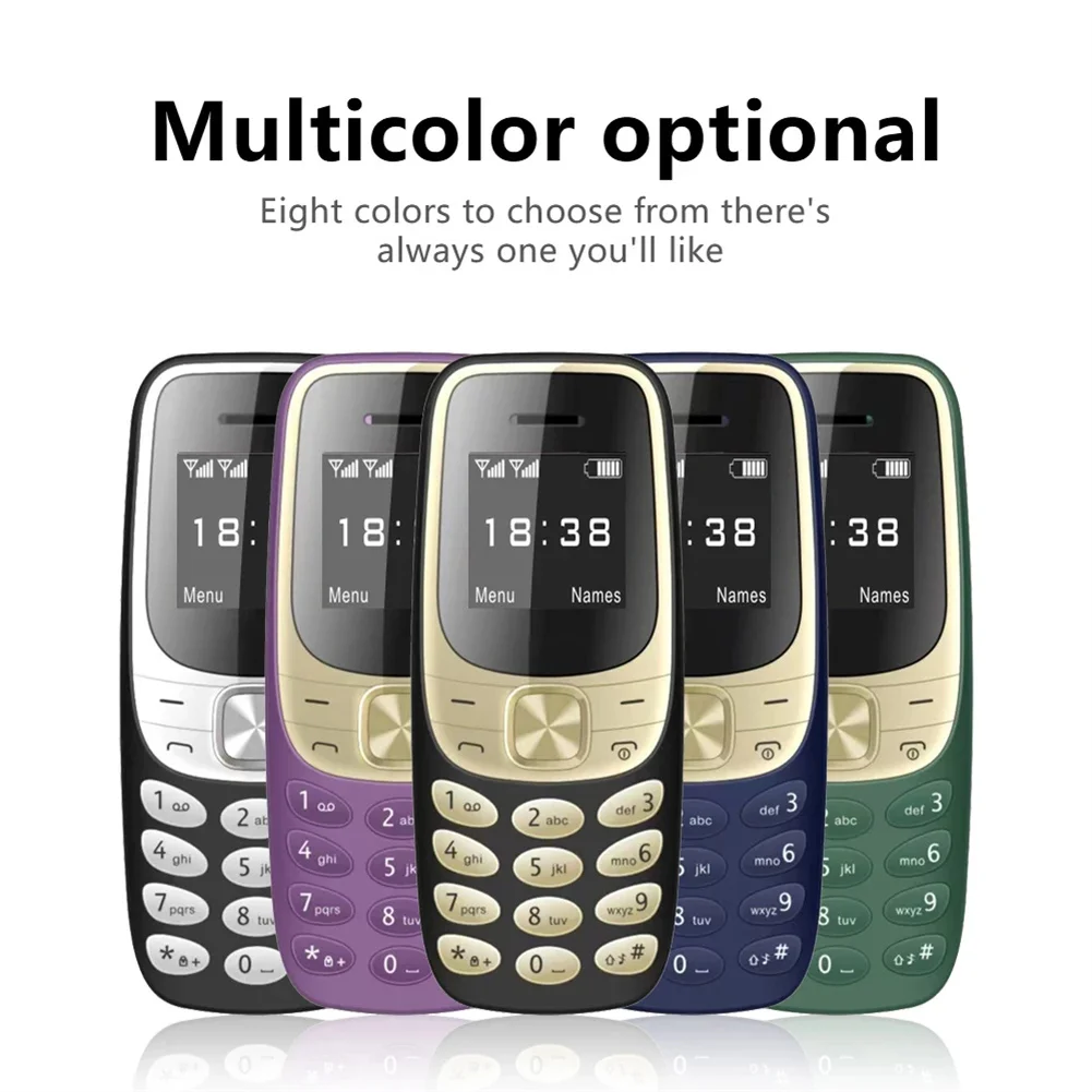 

BM35 Mini Mobile Phone 32MB RAM 32MB ROM Dual SIM 2G GSM Wireless Dialer 0.66in Display 380mah Battery Cell Phone