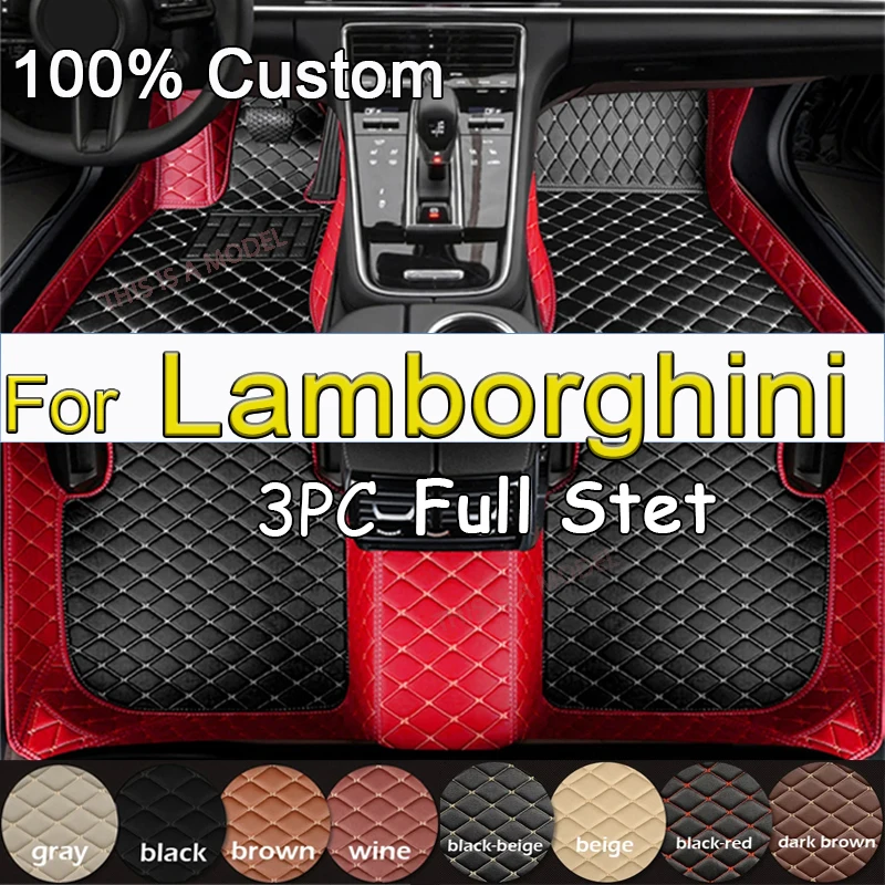 High quality! Car Floor Mats For Lamborghini Uevs Aventador Gallardo Huracan Urus Car Accessories 2024 2025 2026