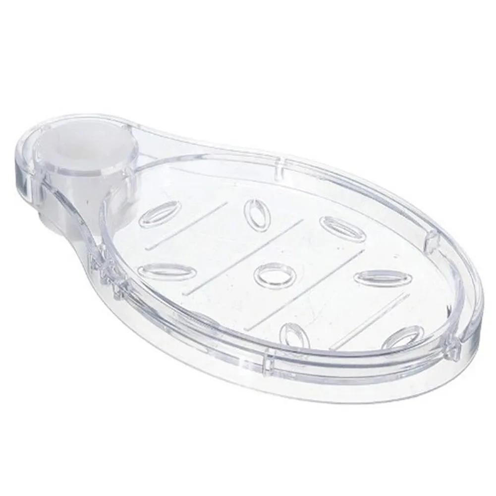 1 Pcs Clear Lift Bar Soap Dish Transparent Soap Dish With Adjustable Rod Plastic Bathroom Soap Tray Ideal Bathroom Hardware