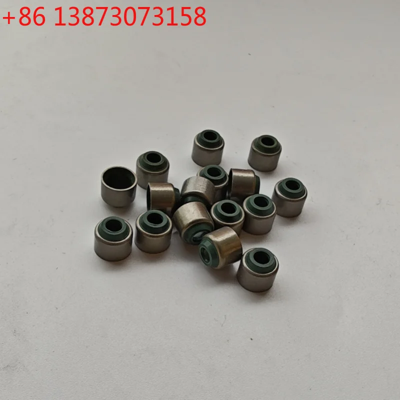 16Pcs Motorcycle Spiracle Valve Stem Oil Seal For Kawasaki ER-6N ER6N ER650F 2006-2010 ER 6N 650F