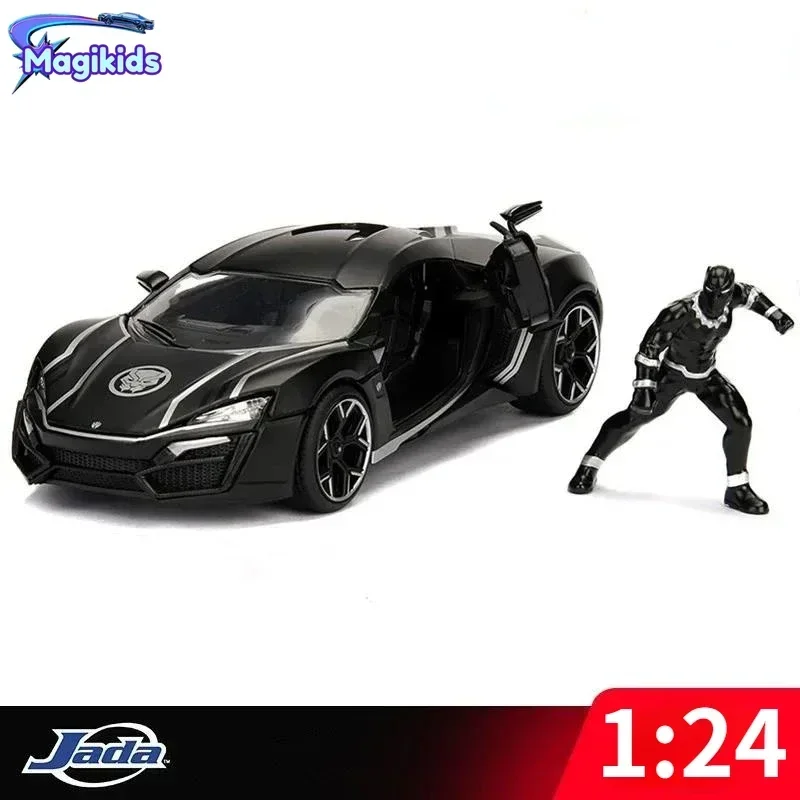 

1:24 Lykan HyperSport Supercar Scales Diecasts Toy Vehicles Sports Metal Auto Car Models Miniature For Collection Black J194