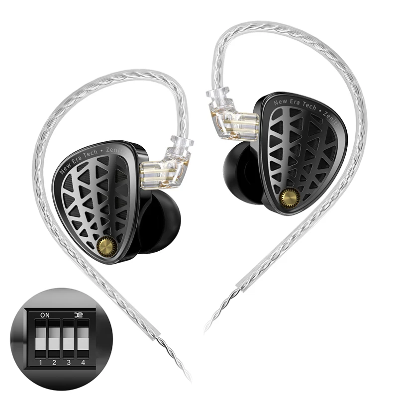 KZ Zenith High-End Tunable In-Ear Oortelefoon Metalen Headset Dynamic Driver lEMs hoofdtelefoon