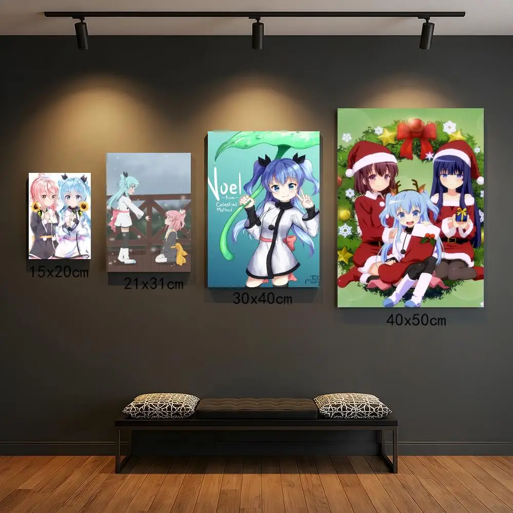 anime C-Celestial Method-D Painting Calligraphy Boho Botanical Decor for Living Room  Elegant Home Style