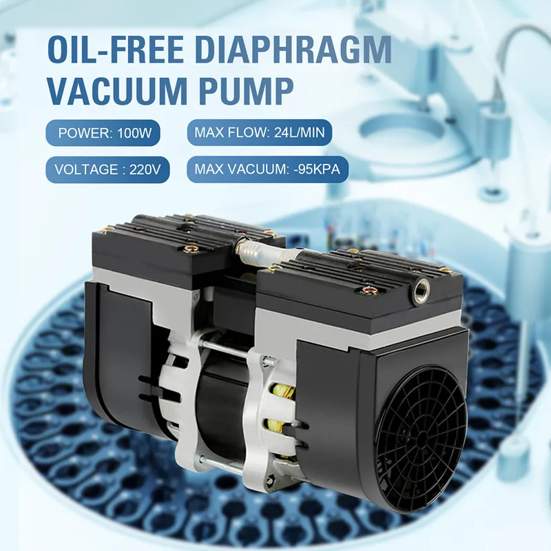 220V 100W Oil Free Diaphragm Vacuum Pump High-Pressure Liquid Chromatography For Medical Equipment Vacuum Pump TC-100