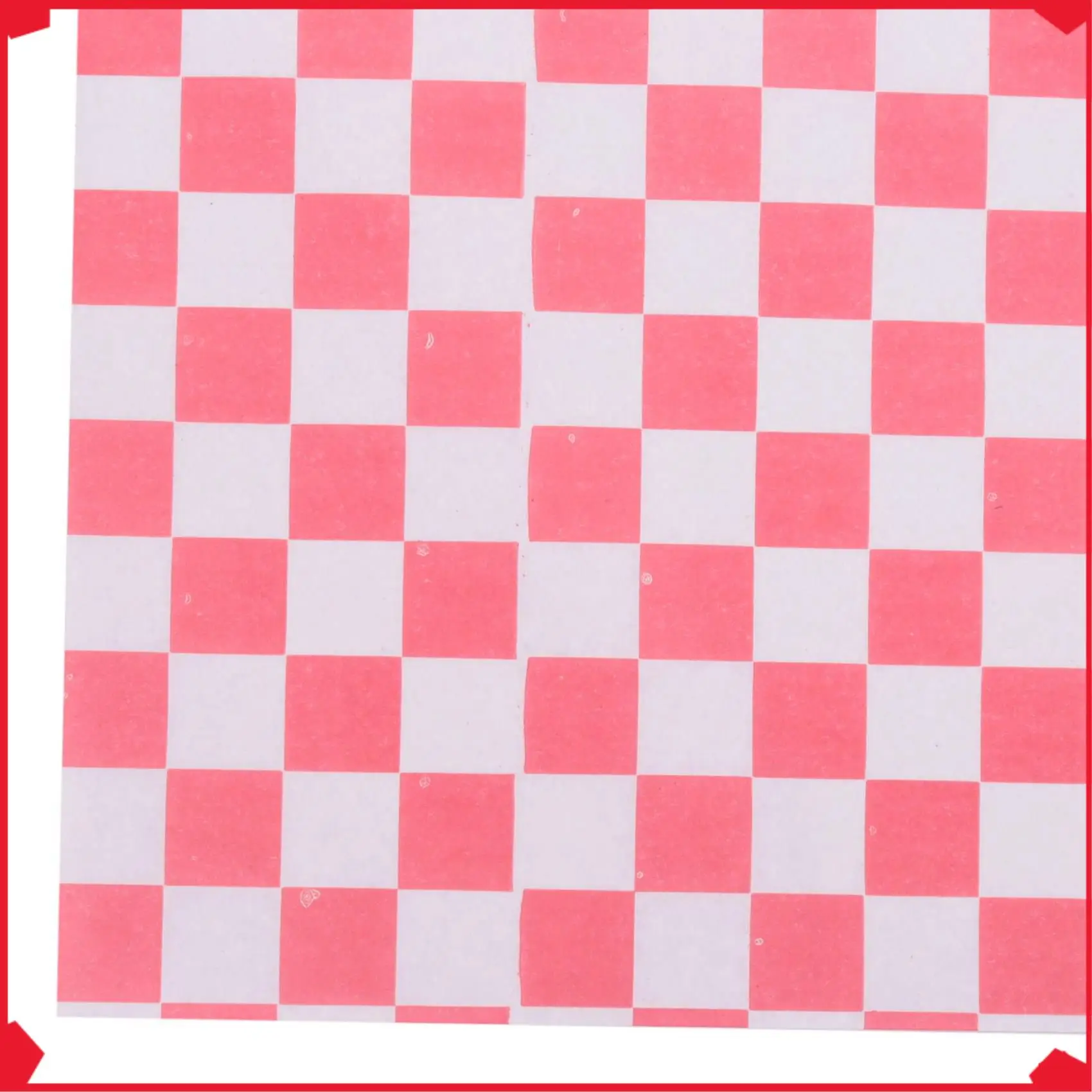 

B17B 2000 PCS Checkered Deli Candy Basket Liner Food Wrap Papers, Fat Repellent, Sandwich Burger Packing, Red And White