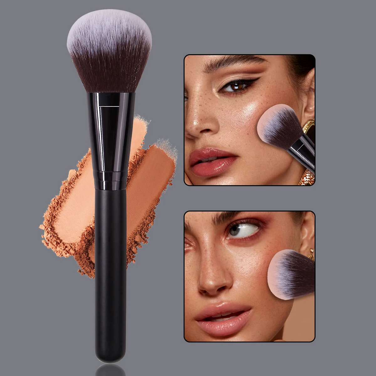 1pc heiß-verkauf make-up pinsel lose pulver konturierung pinsel rouge pinsel multifunktionale schönheit werkzeug pinsel anfänger make-up pinsel