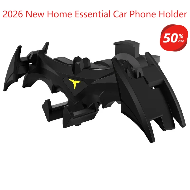 

Suitable for 4.0-6.5 inch phones, bat-shaped gravity-sensing car phone holder for air vents ForTiki,Safety bracket,HomePreferred
