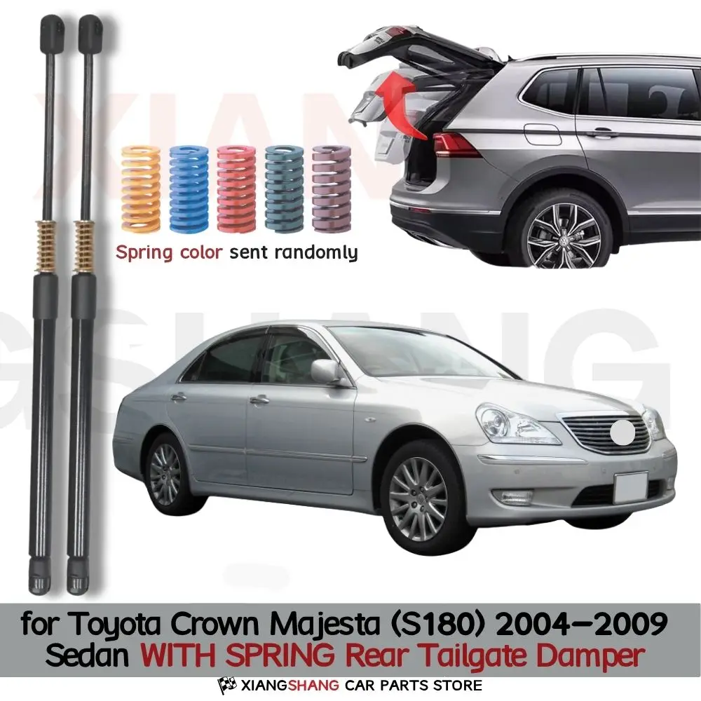 

Auto Pop-Up Trunk Struts for Toyota Crown Majesta (S180) 2004-2009 Automatic Opening Gas Lift Supports with Springs Boot Struts