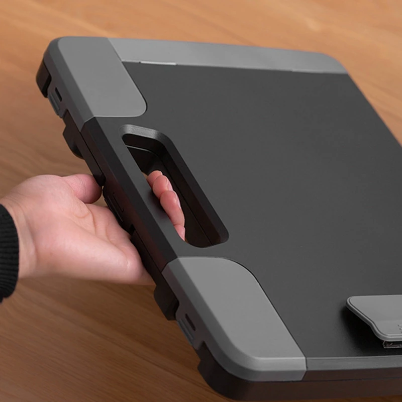 Multifunctional File Box Portable A4 File Clipboard Storage Box Multifunctional Shelf Office Supplies