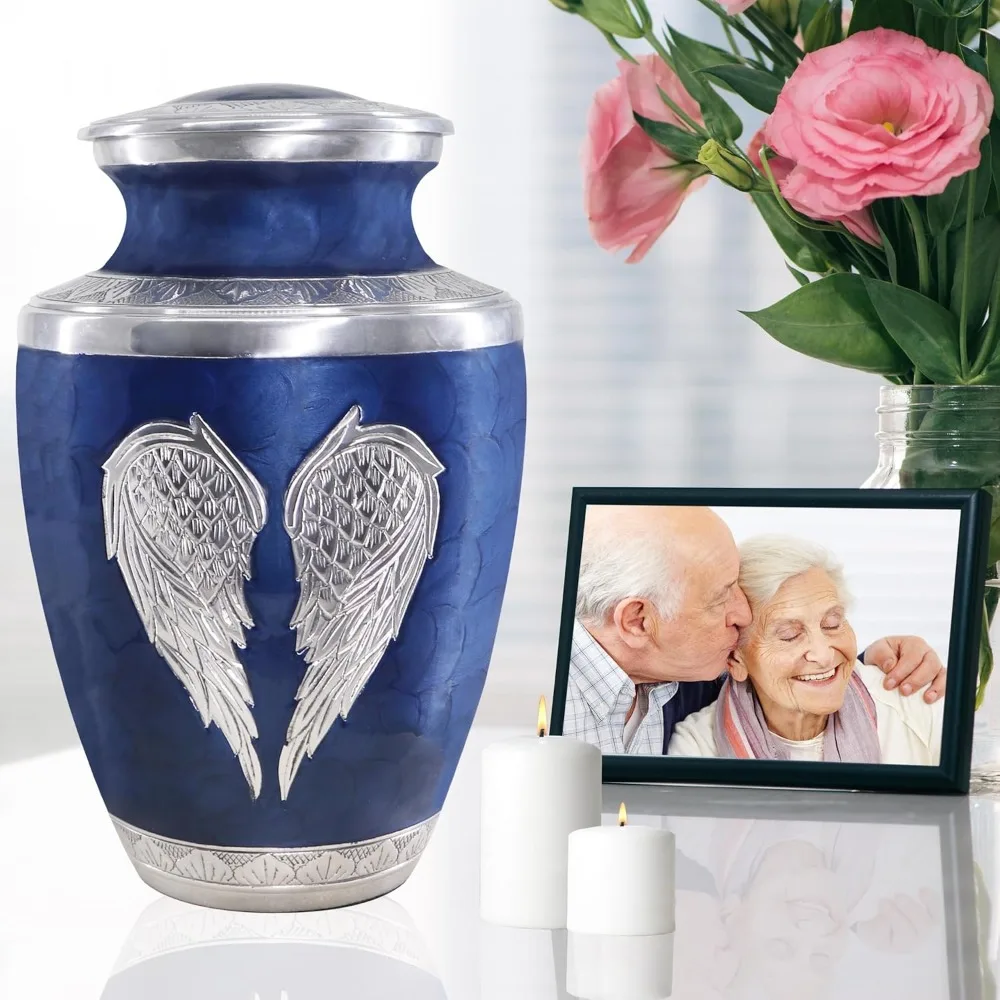 جرار حرق الكبار للرجال والنساء، جرار رماد مزخرفة للذكور والإناث البالغين، جرار دفن أنيقة للبقايا البشرية #4