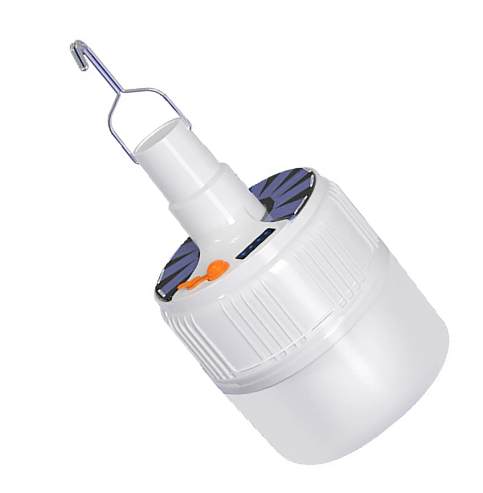 Light Bulb Solar Rechargeable LED Light Bulb Rechargeable Remote Control Night Market Charging Light for Camping USB LED Bulb