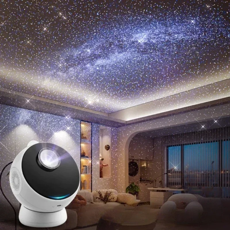 Planetário estrela projetor, meteoro, bluetooth, galáxia, céu estrelado, luzes da noite, rotação 360 °, presente kids\', 12 em 1