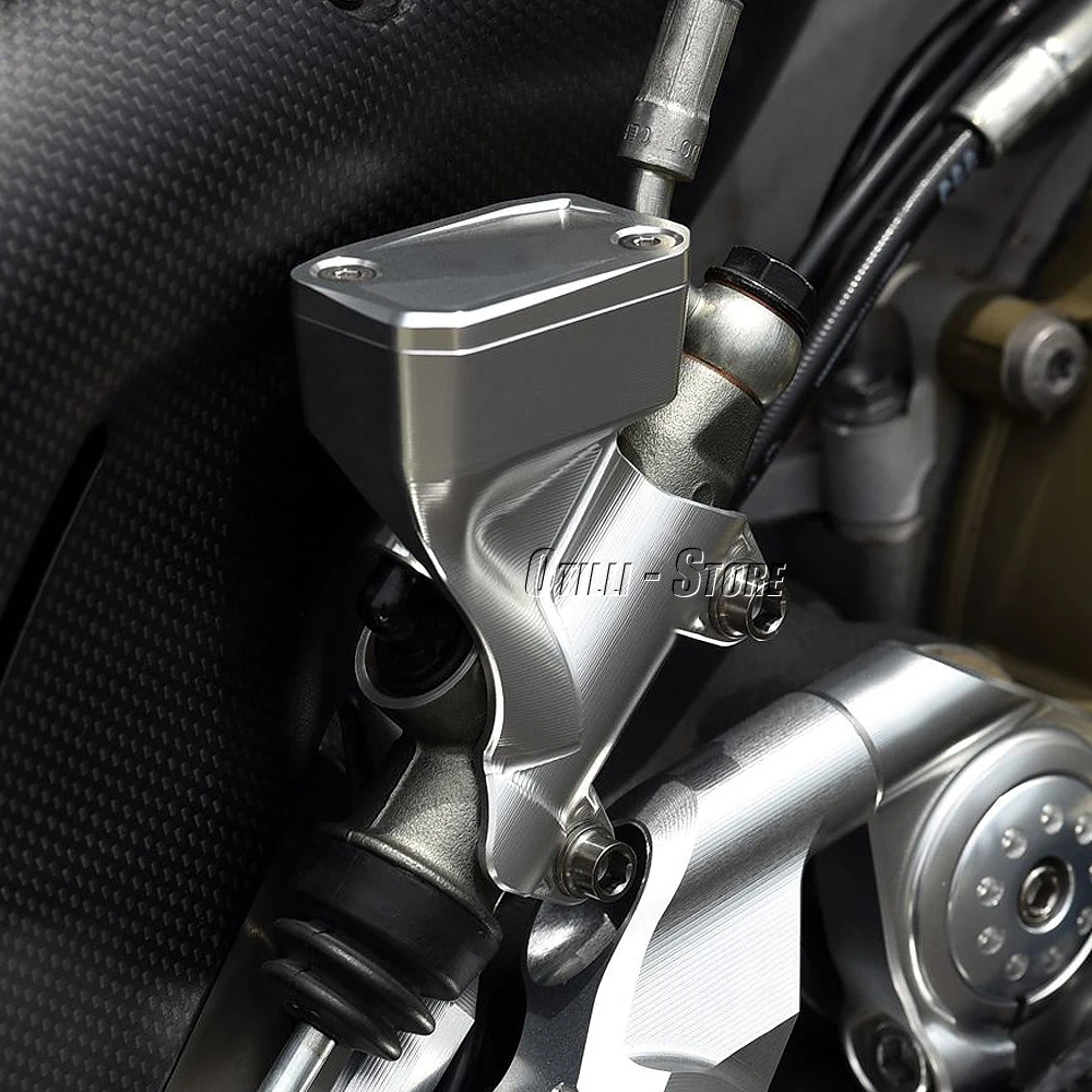 ملحقات الدراجات النارية مجموعة خزان زيت الفرامل الخلفية لـ Ducati Panigale V4 PANIGALE V2 Streetfighter V4 V2