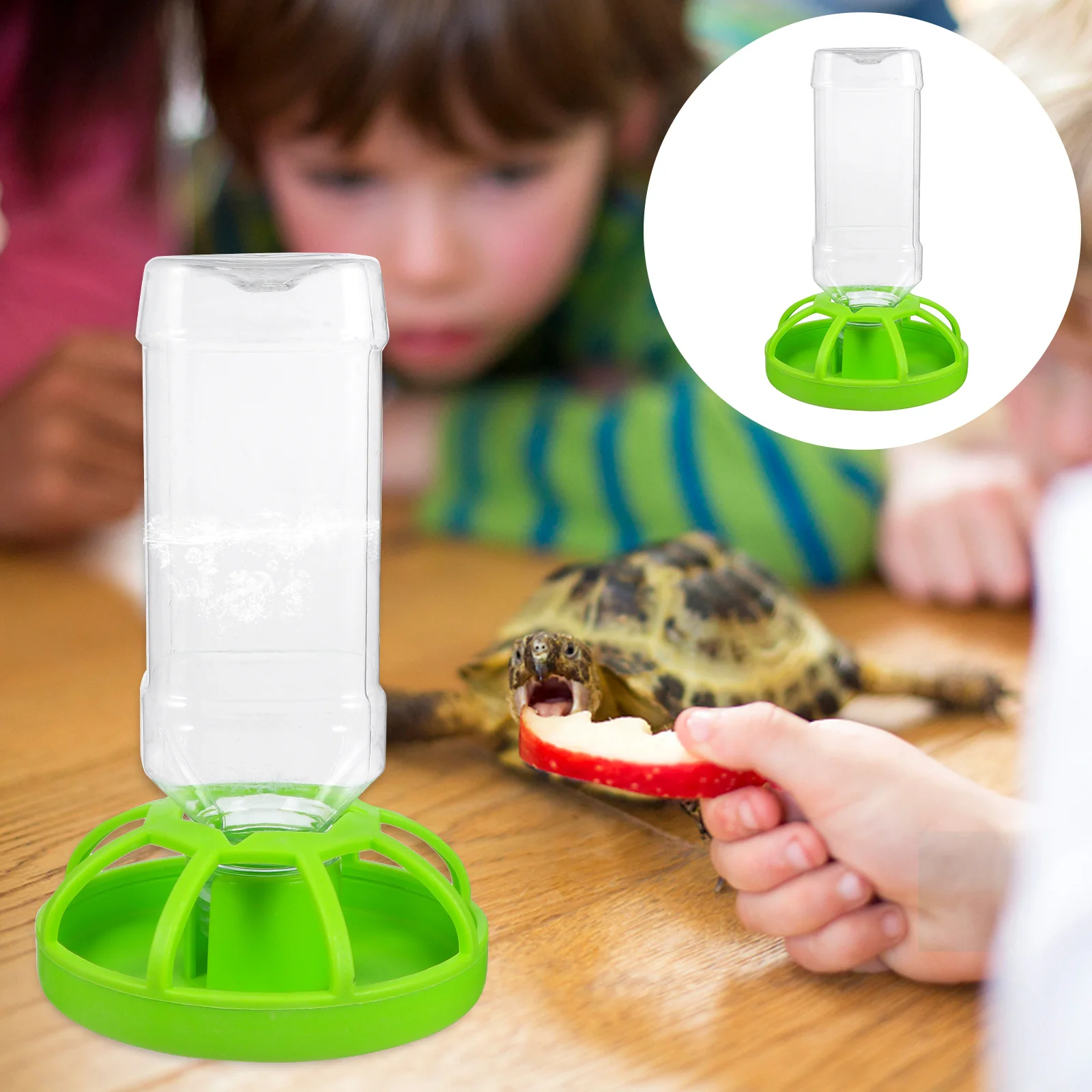 

1pc Automatic Water Feeder For Pets, Durable Safe Drinking Bowl, Indoor Outdoor Use, Reptile Feeding Bowl, Pet Supplies